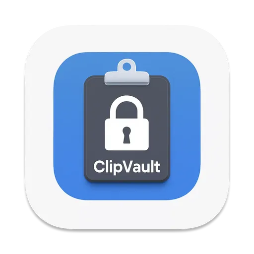 ClipVault app icon - secure clipboard manager