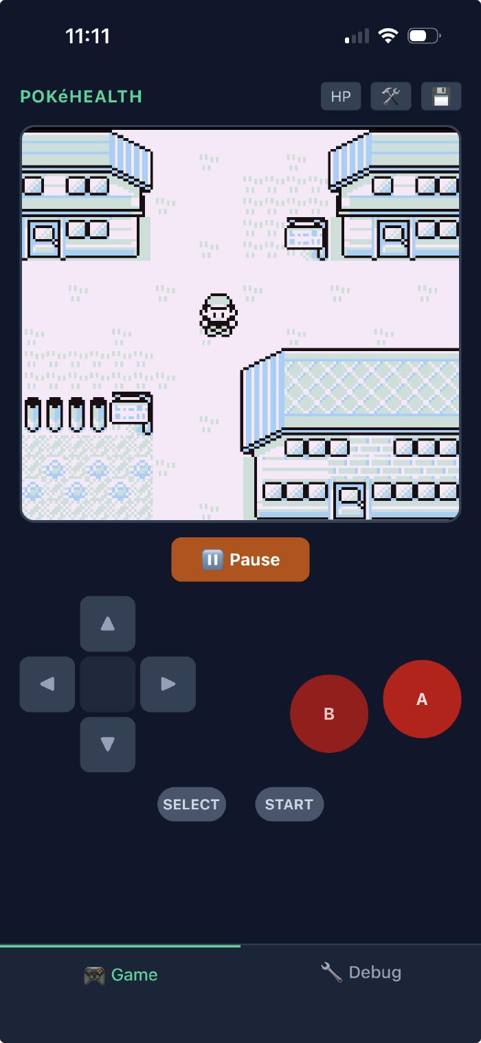 PokéHealth gameplay