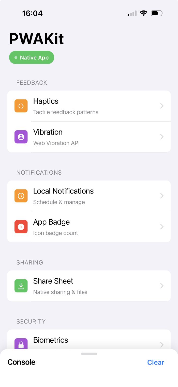 PWAKit Kitchen Sink - module list