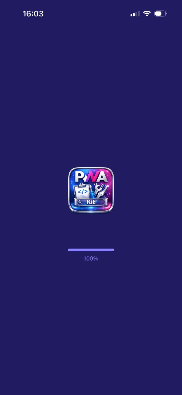 PWAKit splash screen