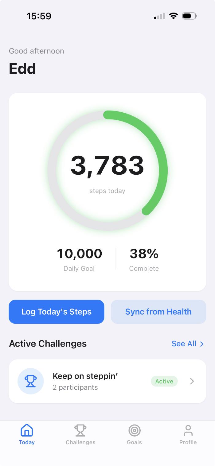 Step Wars with HealthKit integration