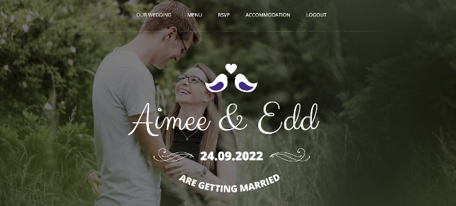 Our Wedding Website