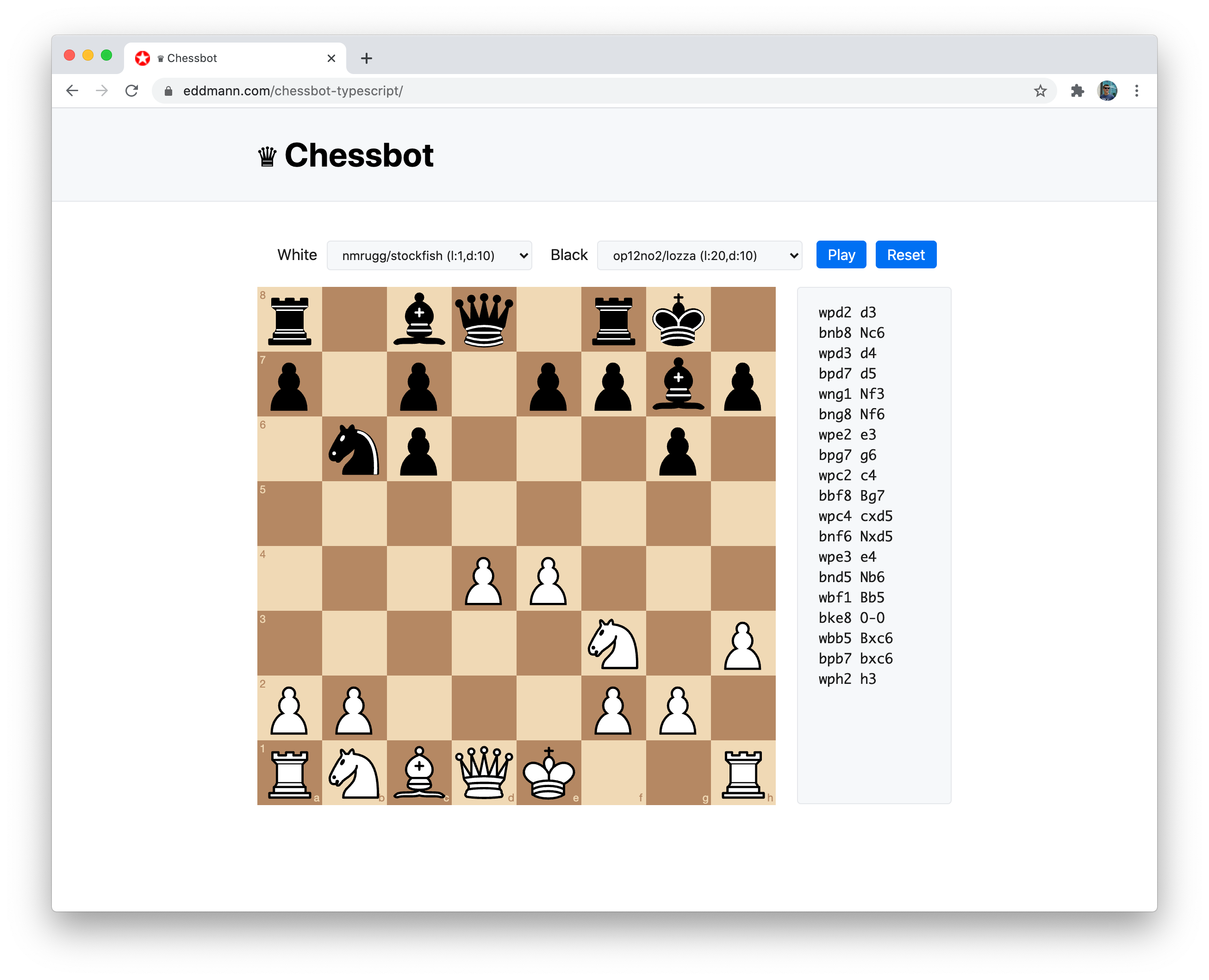 GitHub - kraten/chessbot: A python chess bot that plays chess online!