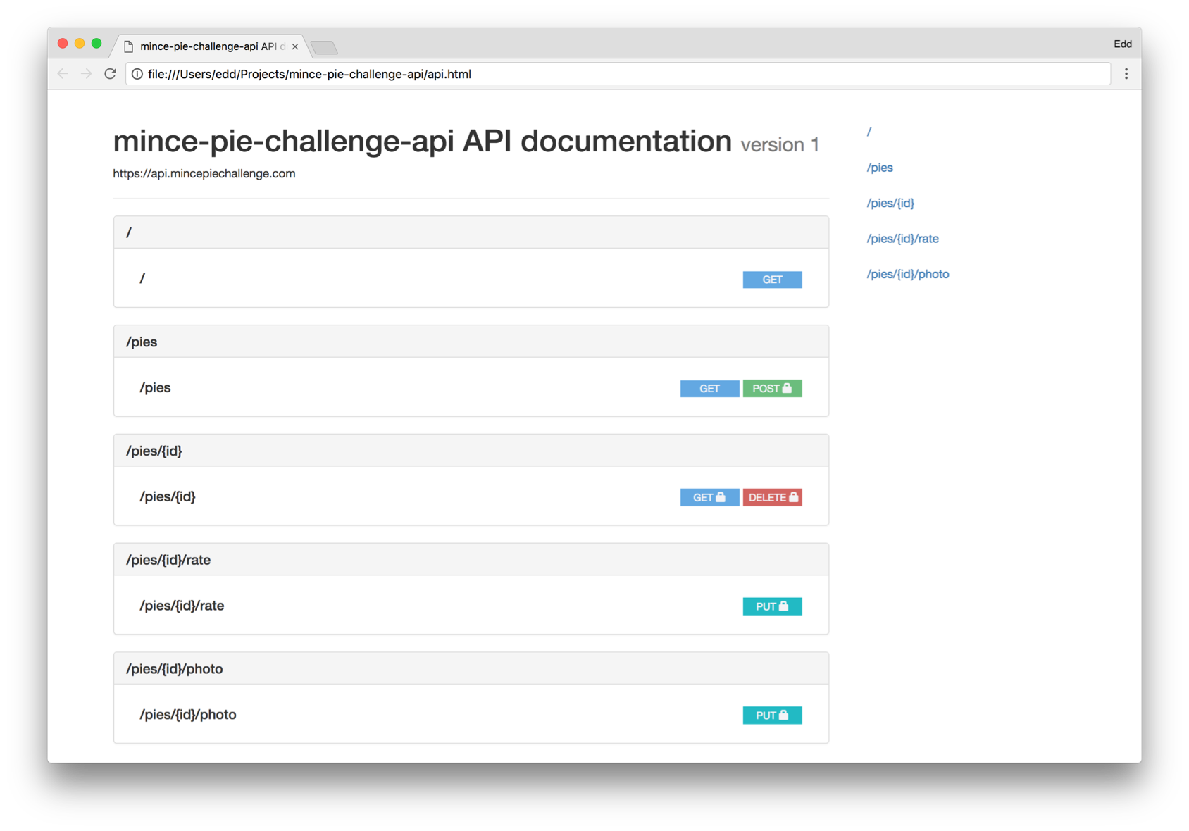 API Documentation