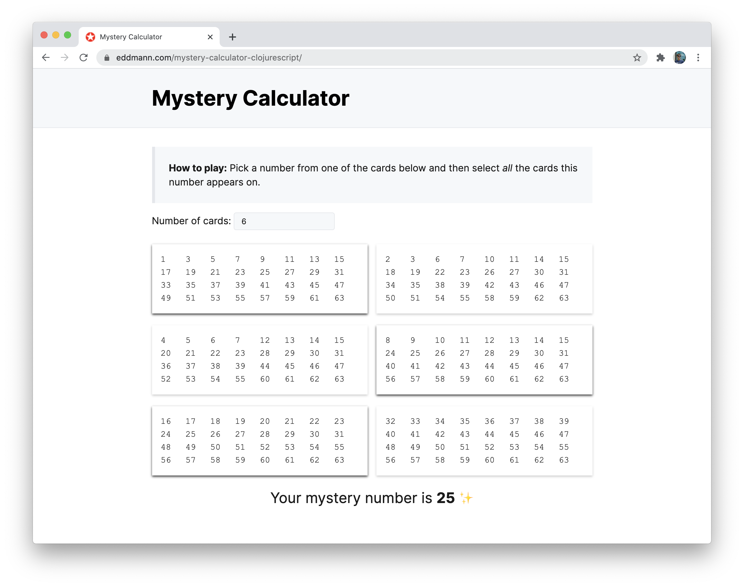 The Mystery Calculator